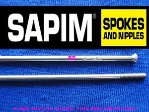 Sapim [직선형] 은색 스포크 2.0mm(14G) [Straight pull] 28개/1팩